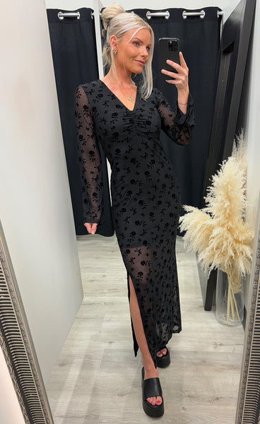 Kameyella dress - clarity black print