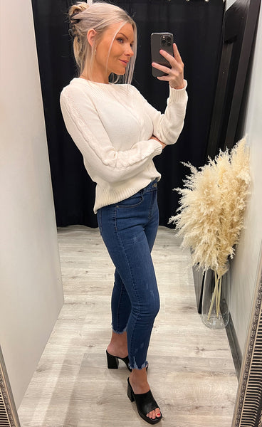 Rebecca pullover - cream