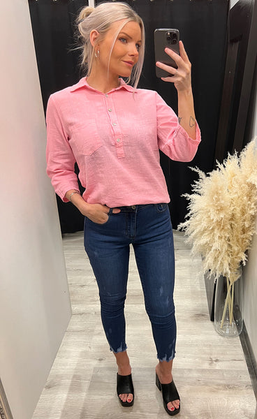 Linea blouse - light pink