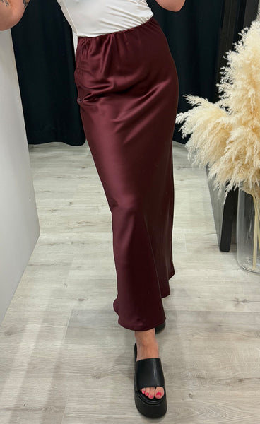 Lenora skirt - dusty mahogany
