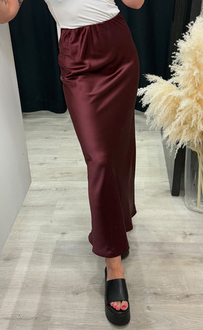 Lenora skirt - dusty mahogany