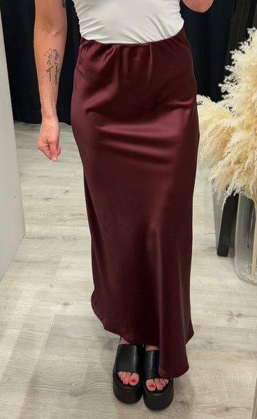 Lenora skirt - dusty mahogany