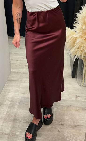 Lenora skirt - dusty mahogany