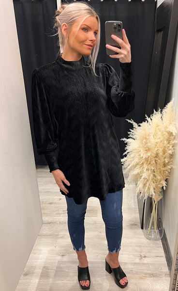 Nurlian tunic - black