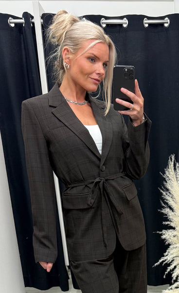 MSCH Johnna blazer - dark brown/corn