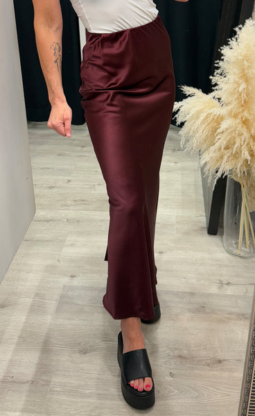 Lenora skirt - dusty mahogany