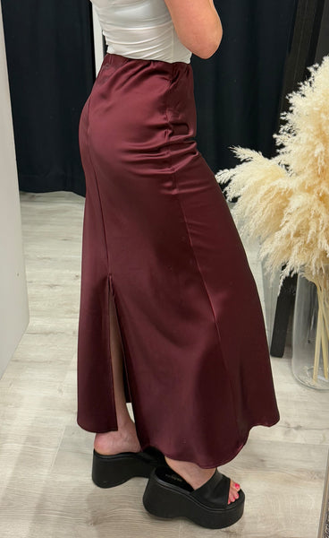 Lenora skirt - dusty mahogany