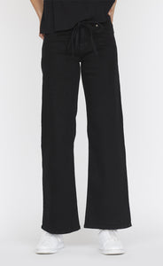 Onea belt jeans - black