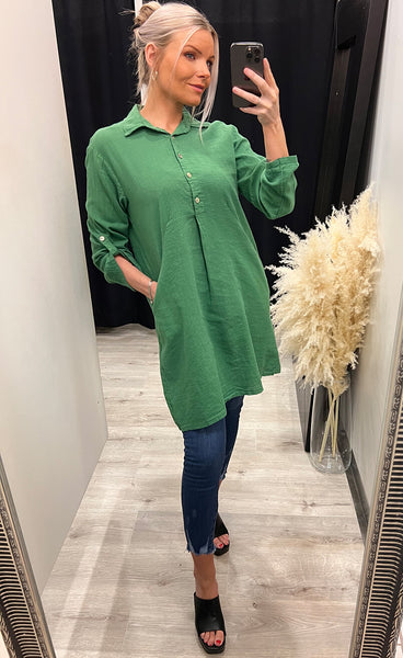 Linea dress 2 - green