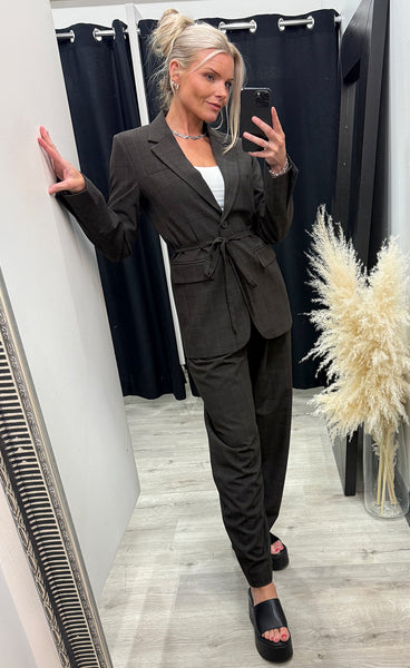 MSCH Johnna blazer - dark brown/corn