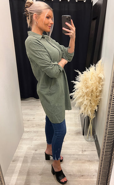 Linea dress 2 - moss