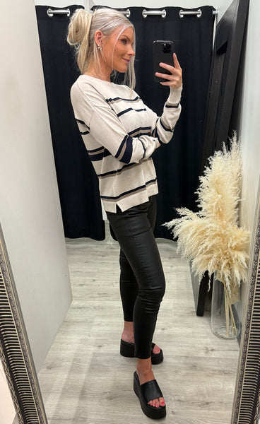 Melani pullover 15 - desert taupe mix