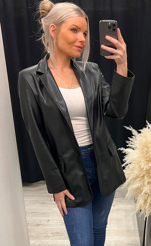 Evie blazer - black
