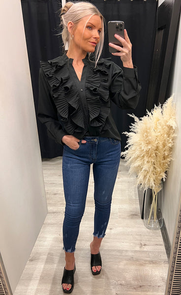 Karina blouse - black