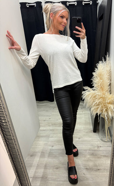 Karianne pullover 1 - whisper white