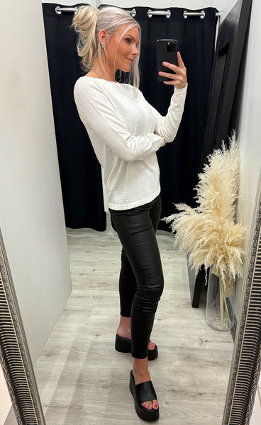 Karianne pullover 1 - whisper white
