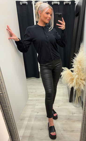 Lepia cardigan - black