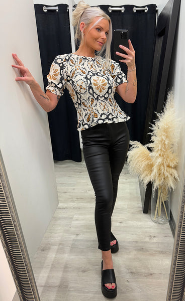Nix blouse - brown