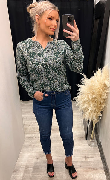 Kisa blouse 2 - green mix