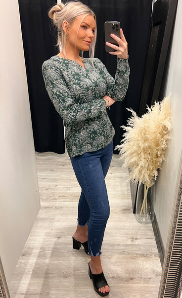 Kisa blouse 2 - green mix