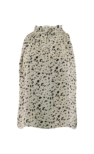 Liva top - geopard print