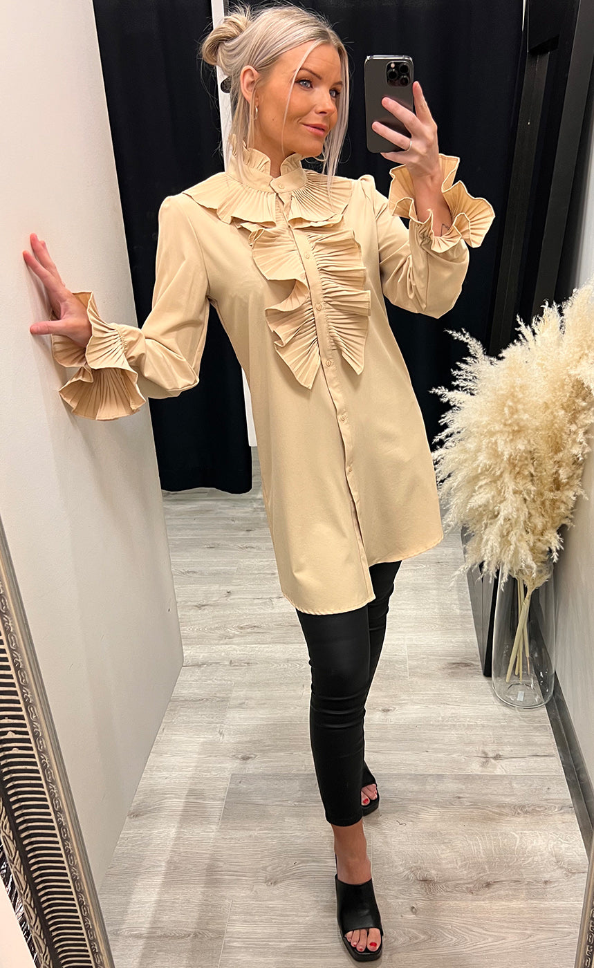 Molly shirtdress - apricot