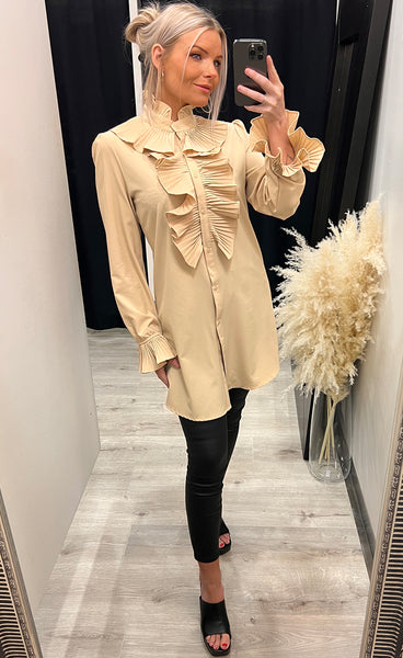 Molly shirtdress - apricot