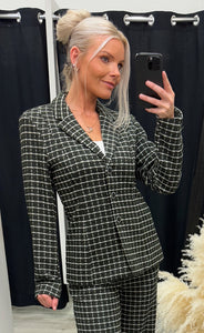 Kate cloule blazer - green check