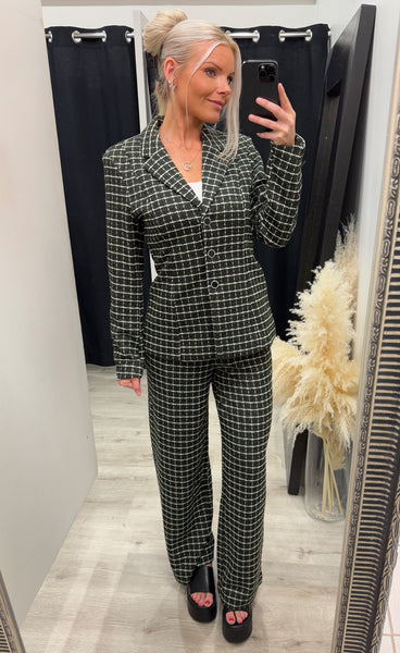 Kate cloule blazer - green check