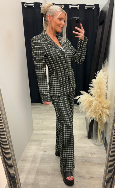 Kate cloule blazer - green check