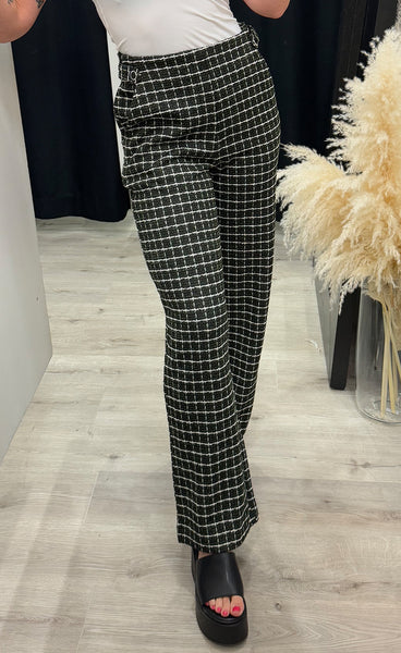Kate cloule pants - green check