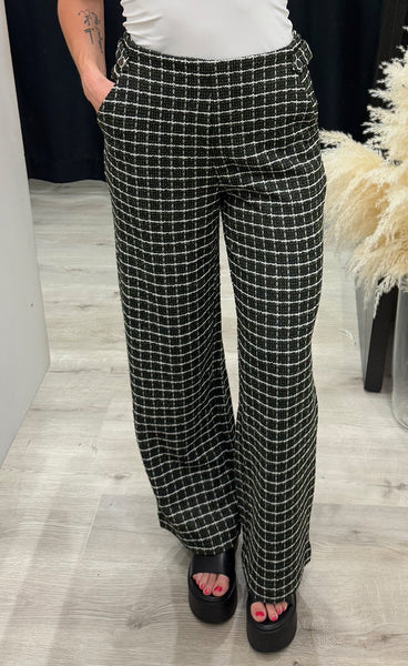 Kate cloule pants - green check