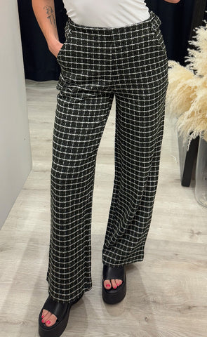 Kate cloule pants - green check