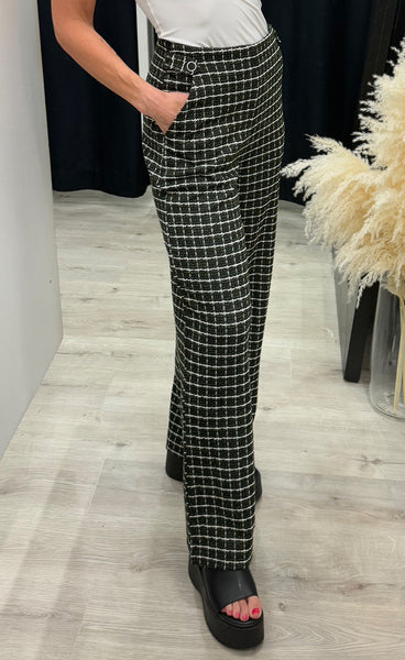 Kate cloule pants - green check