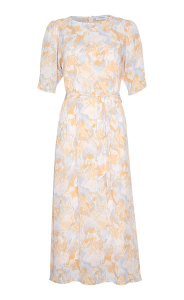 Noela rikkelie dress - egret marble