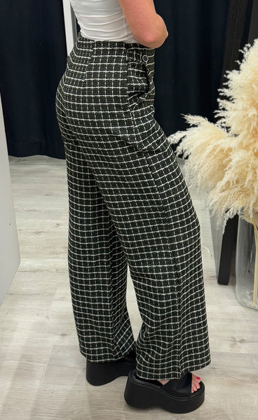 Kate cloule pants - green check