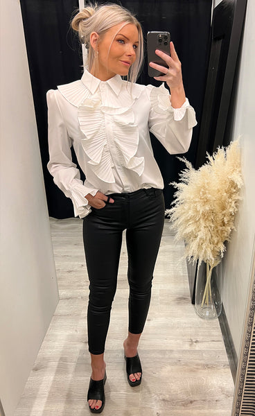 Cherry blouse - white