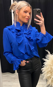 Coco blouse - royal blue