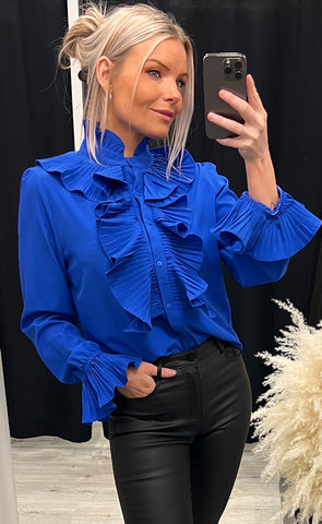 Coco blouse - royal blue
