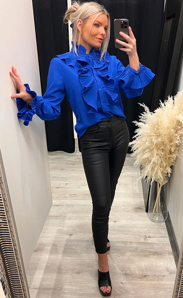 Coco blouse - royal blue