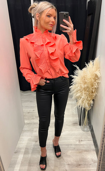 Coco blouse - coral