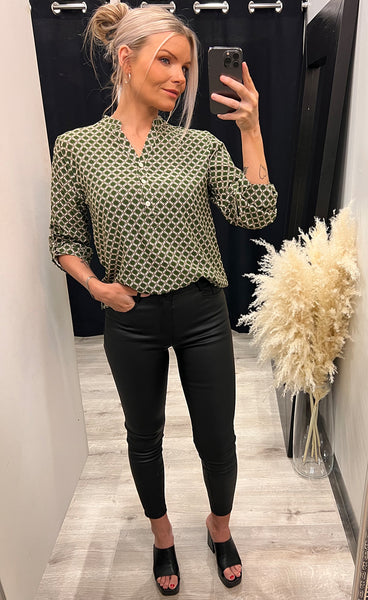 Mirinda blouse - green mix