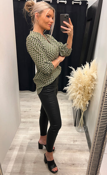 Mirinda blouse - green mix