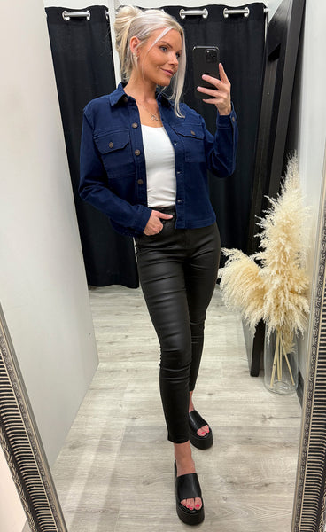 Luxe jacket 1 - dark blue denim