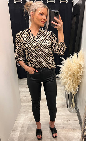 Mirinda blouse - black mix