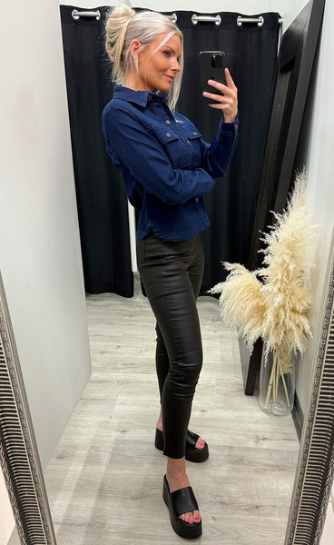 Luxe jacket 1 - dark blue denim