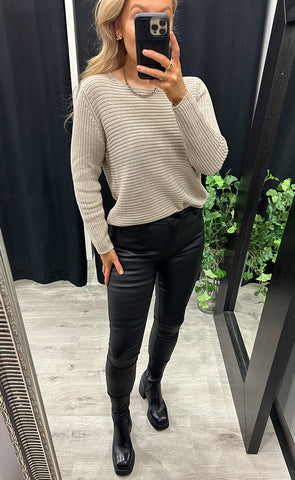 Sassi pullover - oxford tan