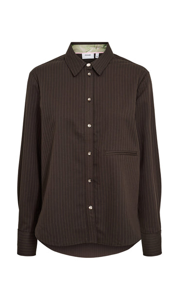NÜMPH Nusonya shirt - black coffee