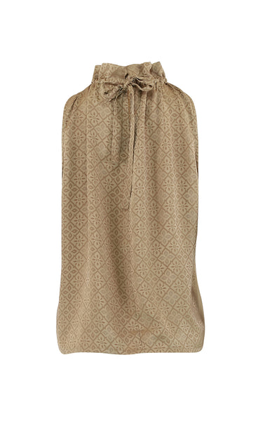 Liva top - gold print