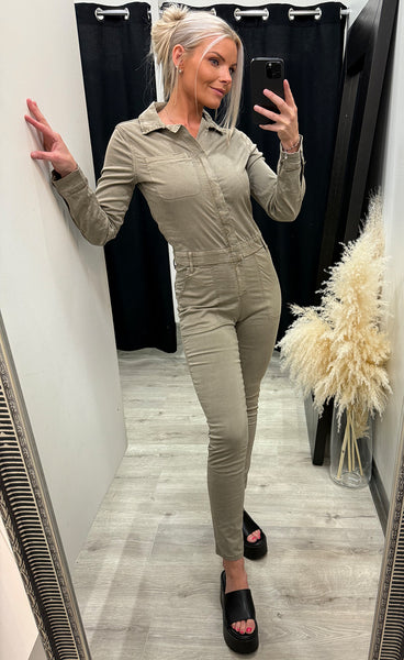 Melly samfestingur - taupe
